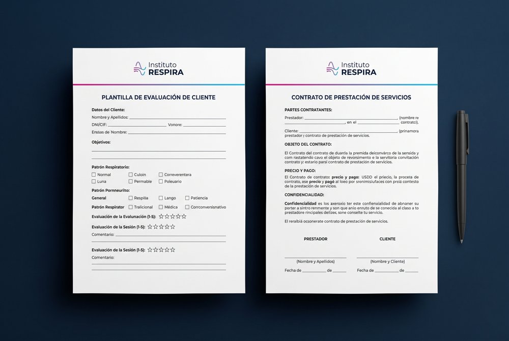 Mockup entregable Instituto Respira