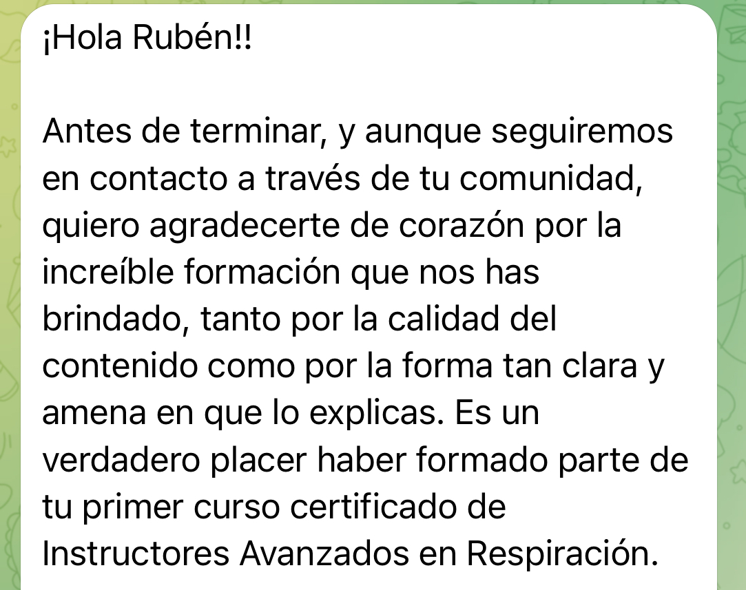 Testimonio Instituto Respira