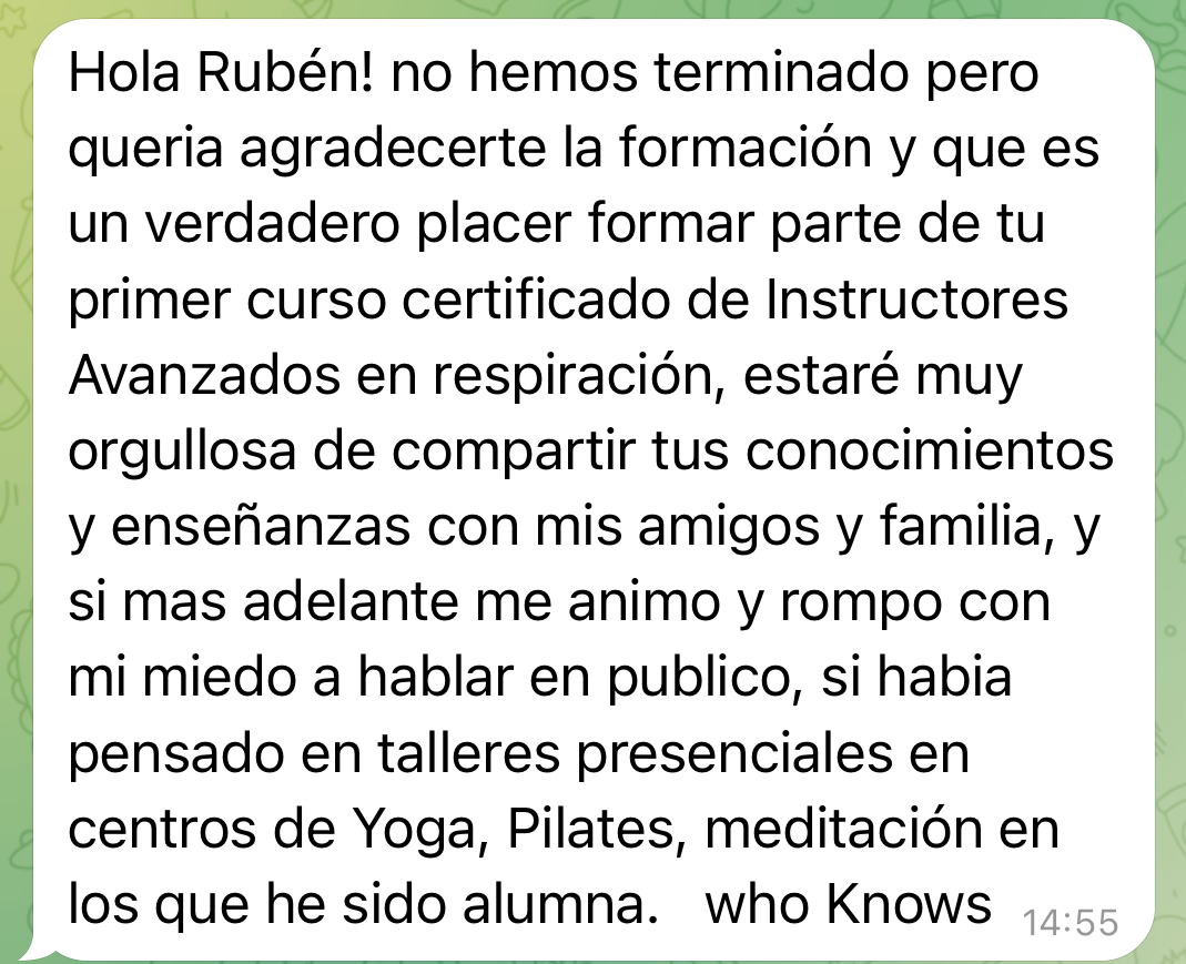 Testimonio Instituto Respira