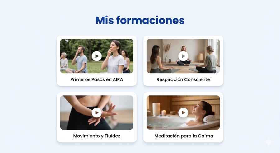 Todas mis formaciones de respiración