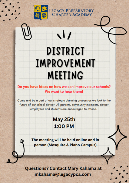 District Improvement Meeting