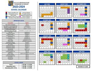 2023-2024 School Calendar