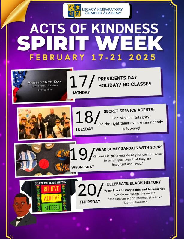 ACT OF KINDNESS - SPIRIT WEEK