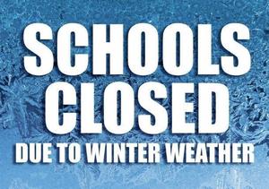 School will be CLOSED on Monday, Tuesday, Wednesday & Thursday