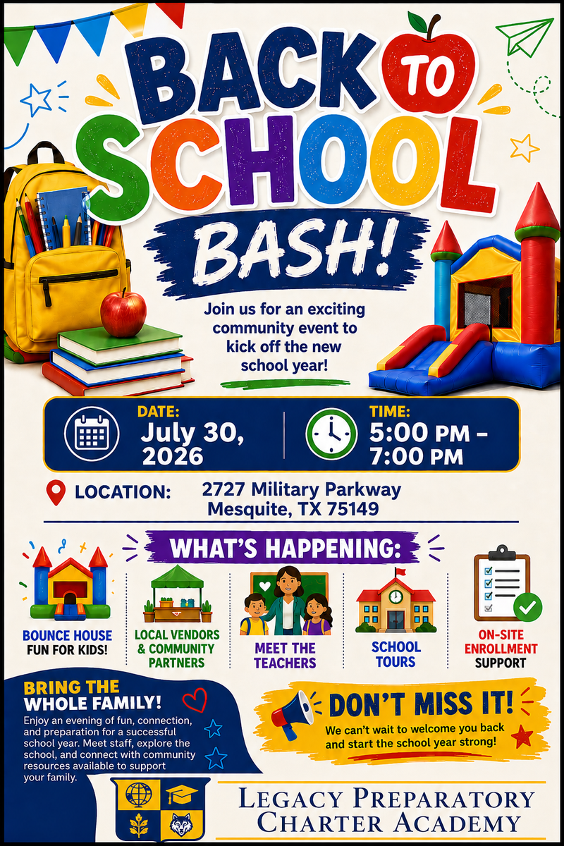 Back to School Bash 2026! (English)
