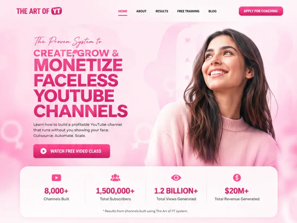 The Art Of YouTube funnel