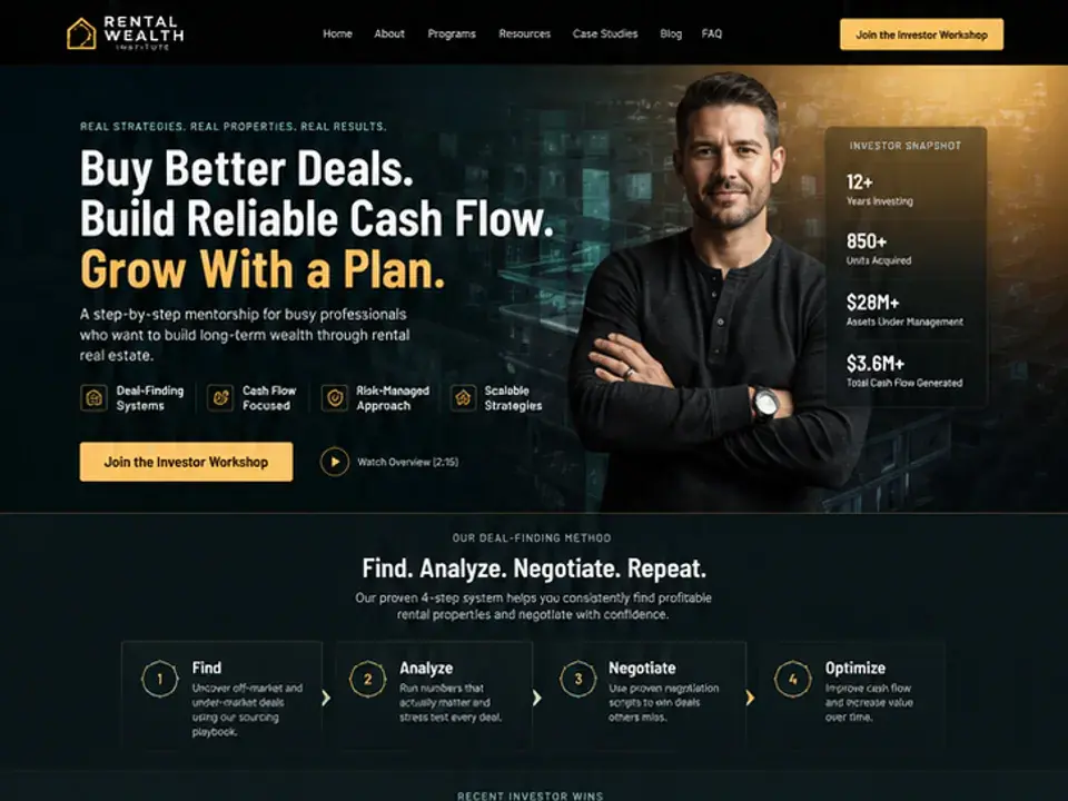 Real Estate Investing website