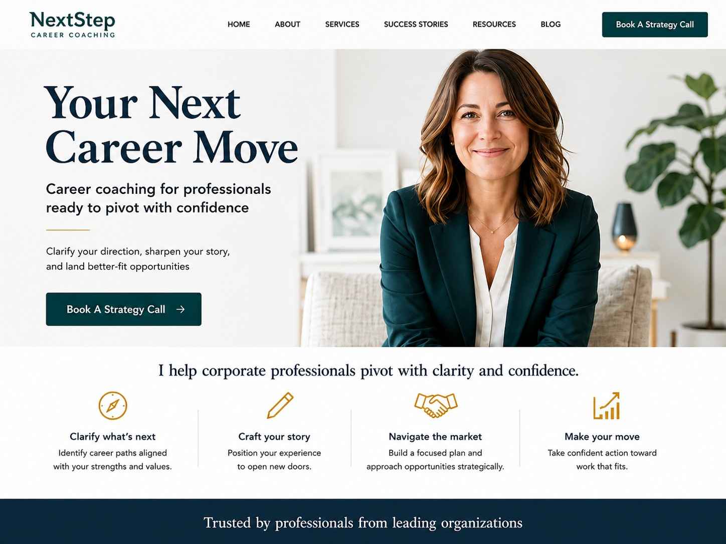 Career Transition Coach website