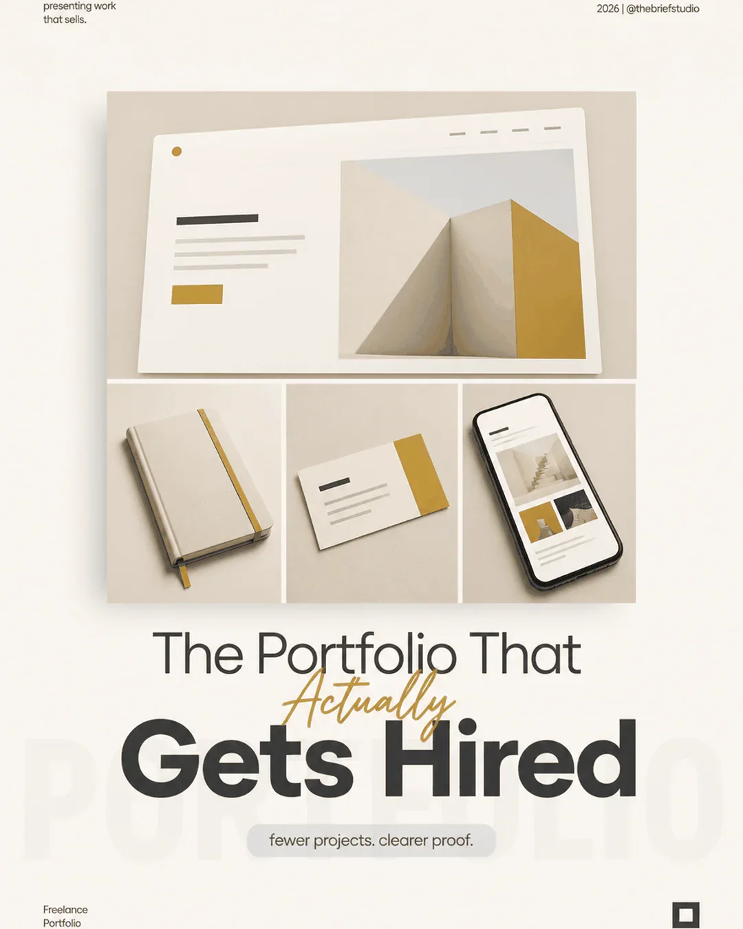The Portfolio That Actually Gets Hired carousel