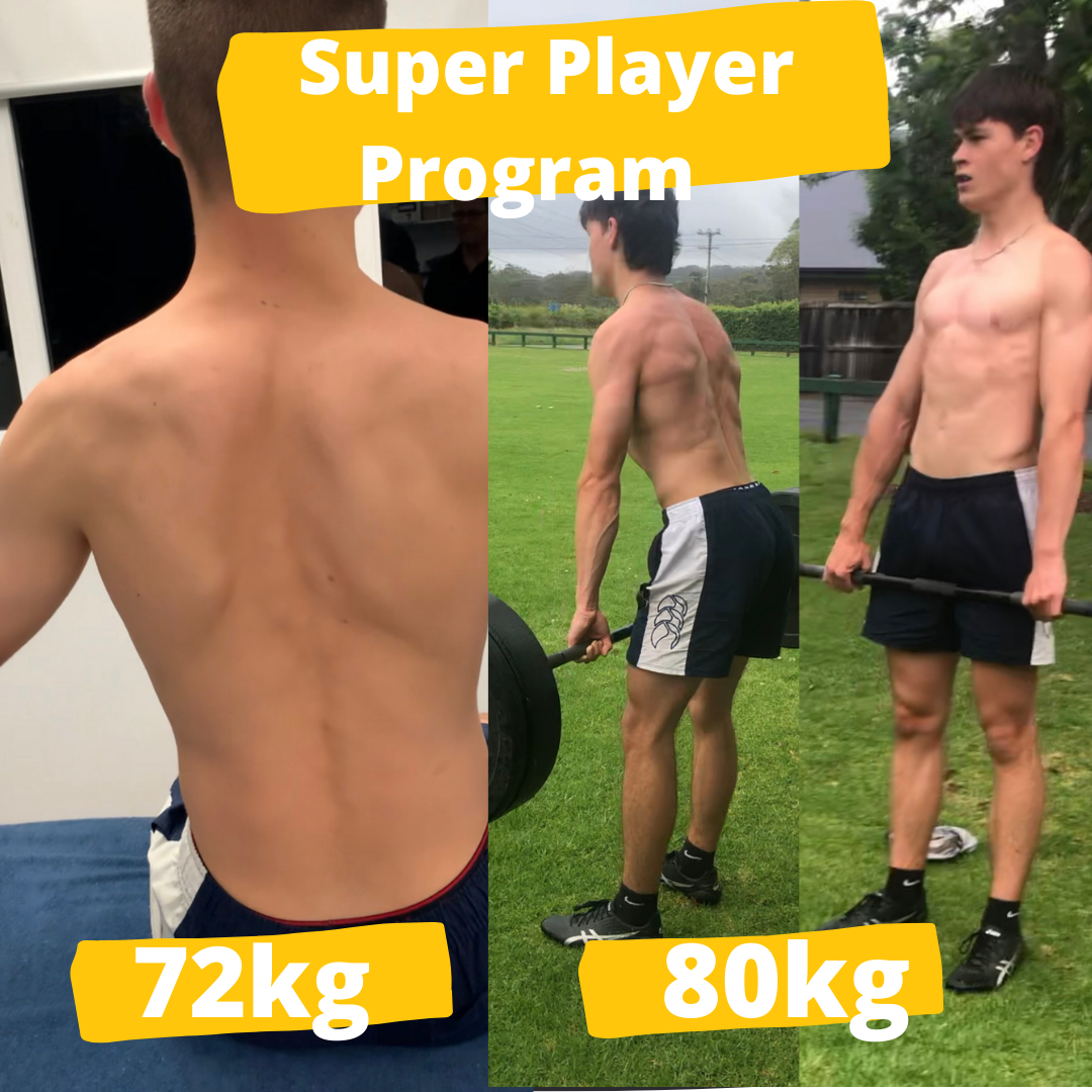 James gained 8kg
