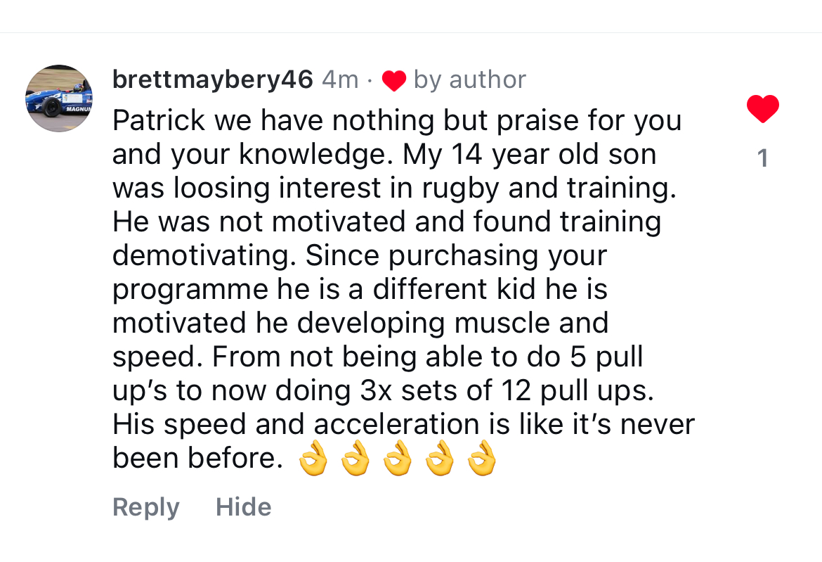 Parent testimonial