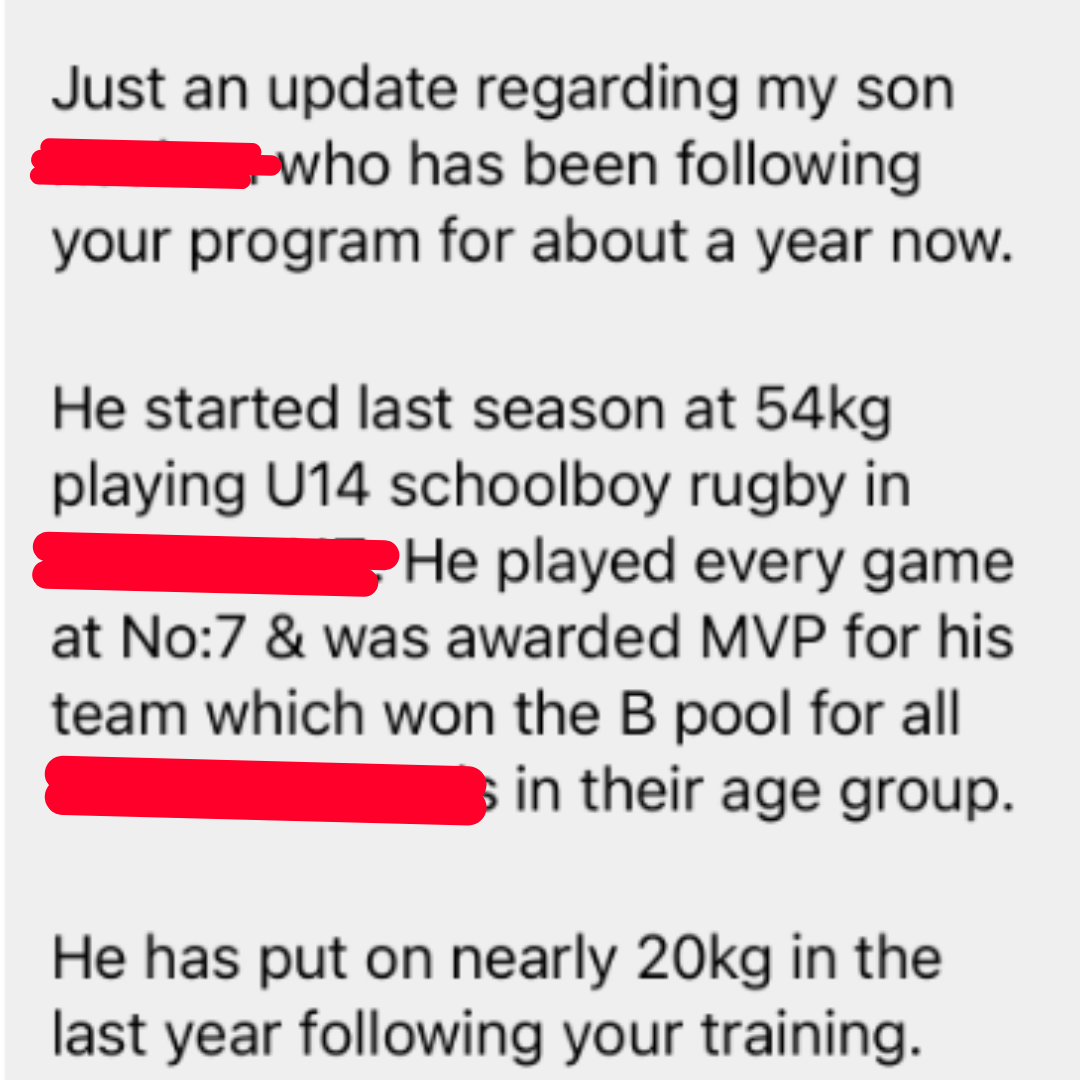 Parent testimonial
