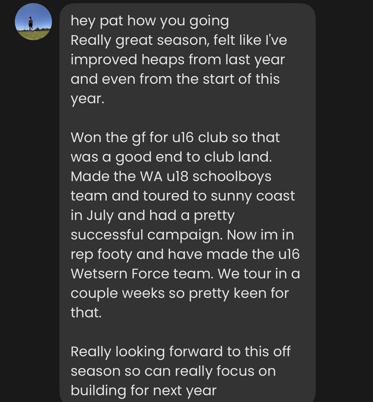 Made reps