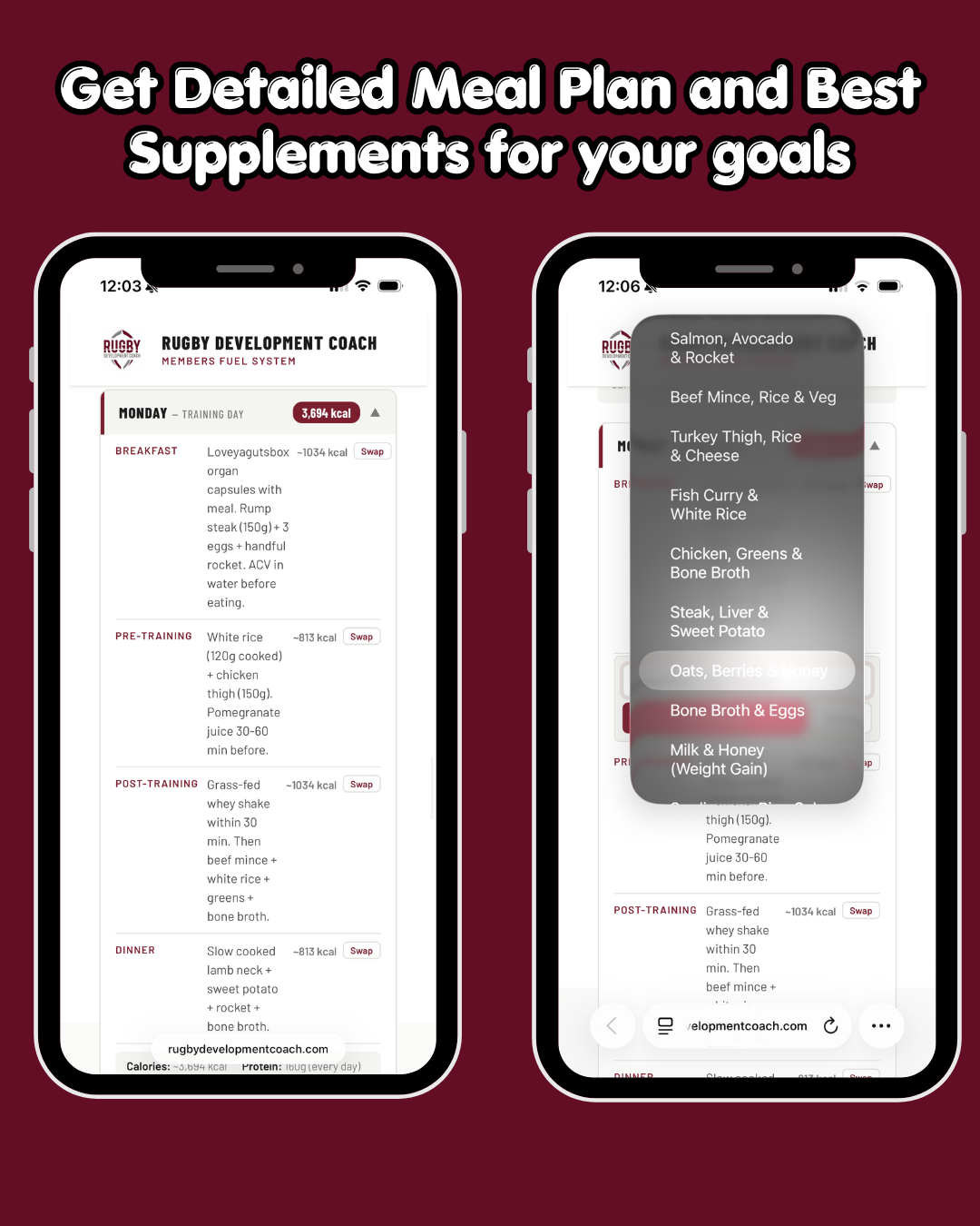 RDC full nutrition plan and planner