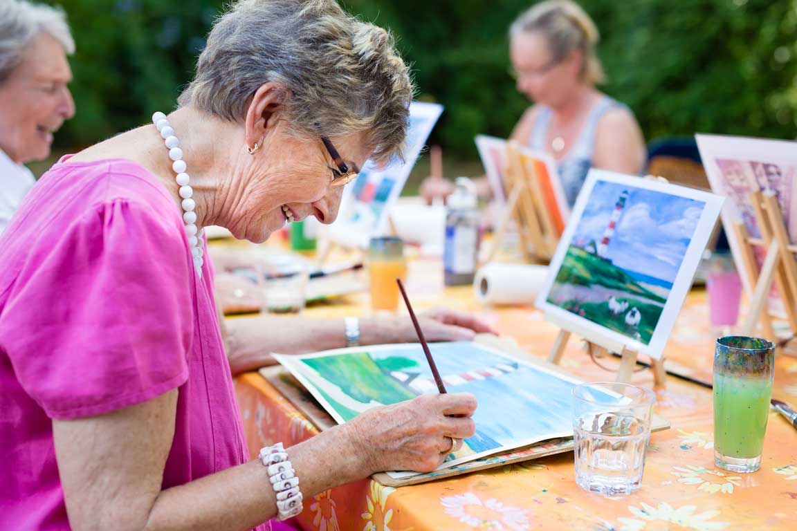 A friendly Apex carer who visits the same clients regularly, building trust over time