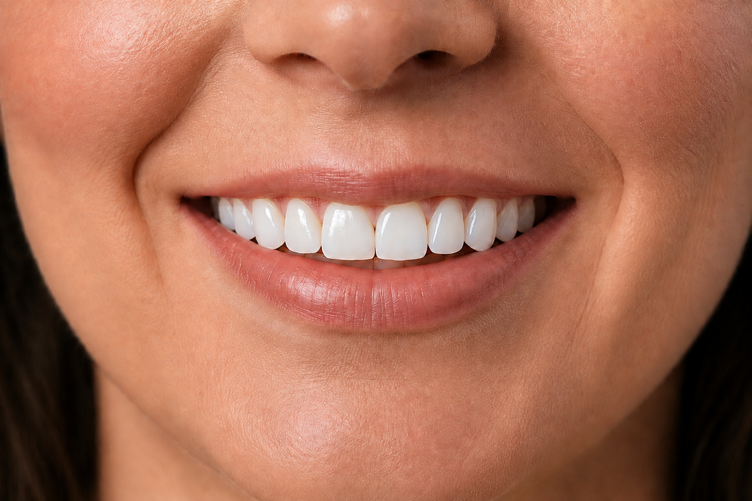Teeth before no-prep veneers