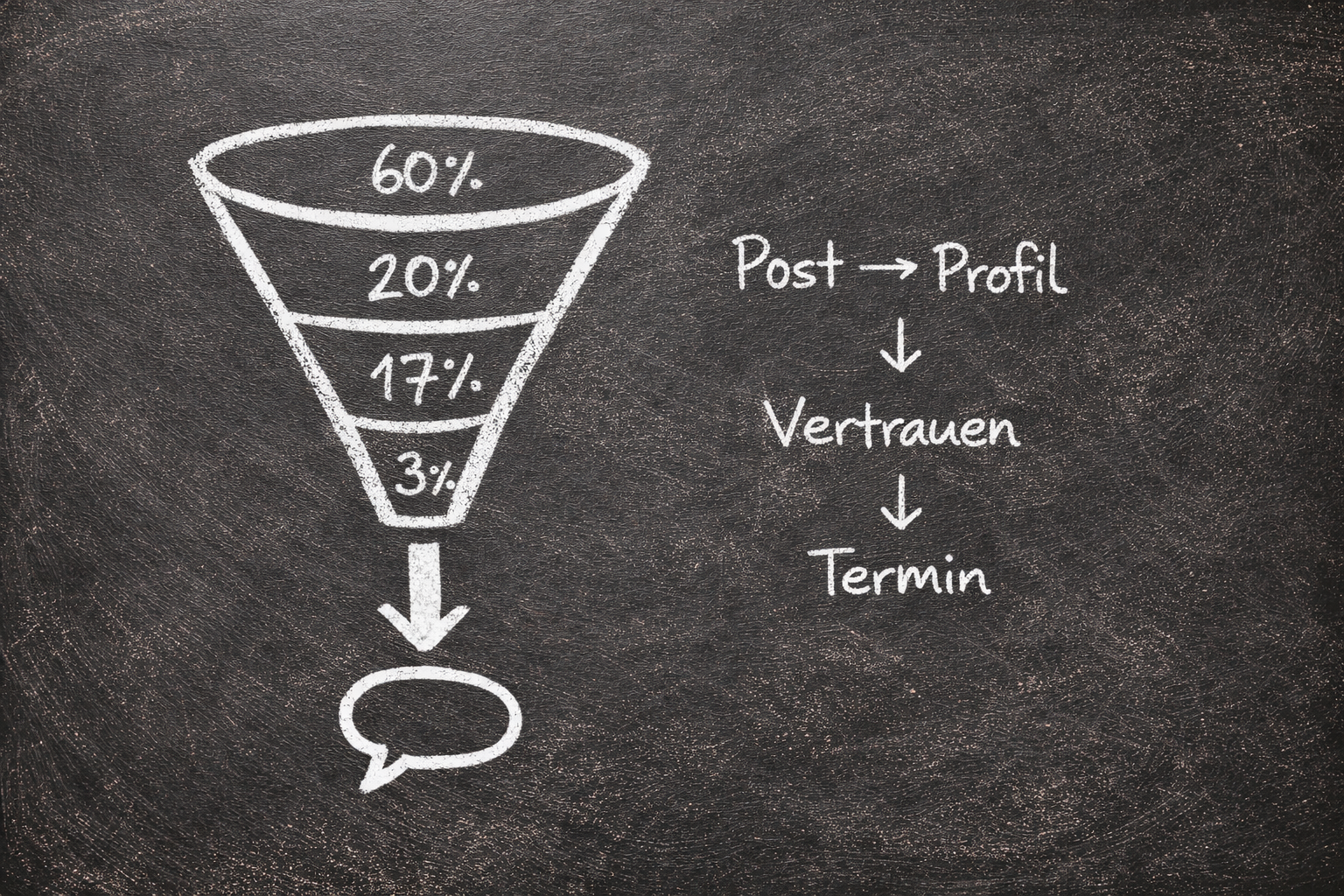 Vom Post über Profil und Vertrauen zum Termin