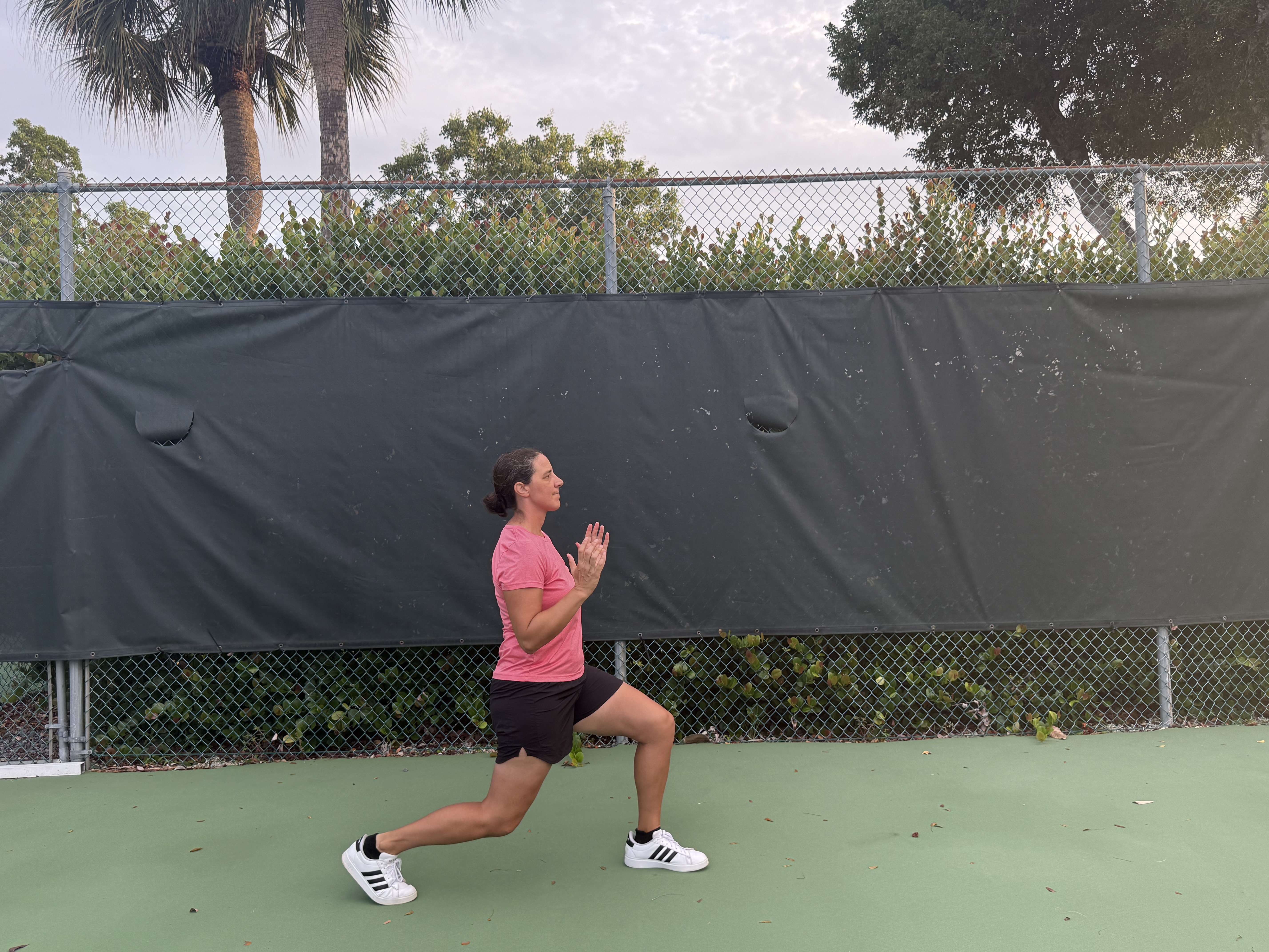 Alana Bouley working out