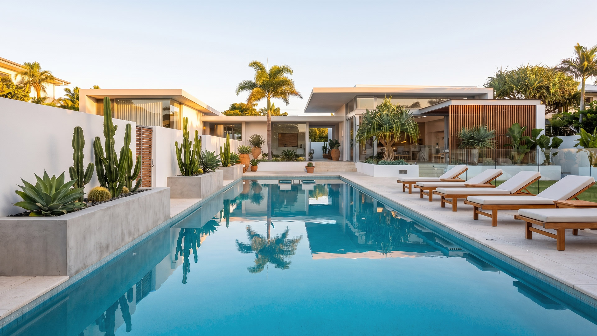 Luxury Gold Coast poolside — Alexim Group