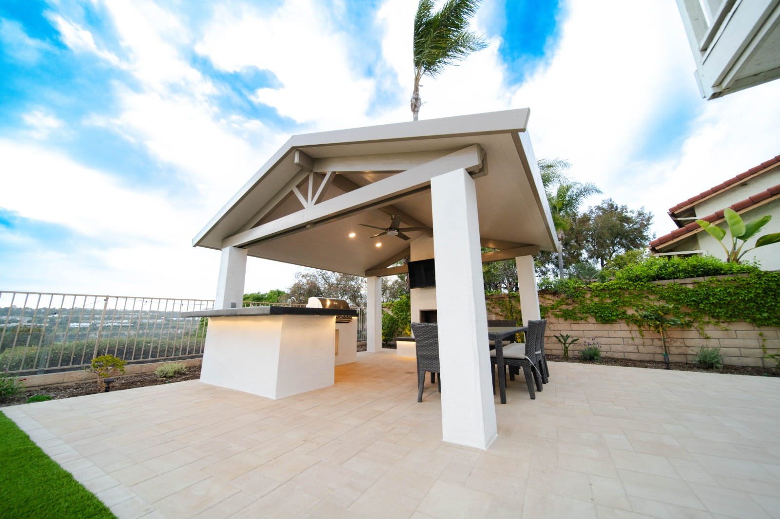 Solid patio cover