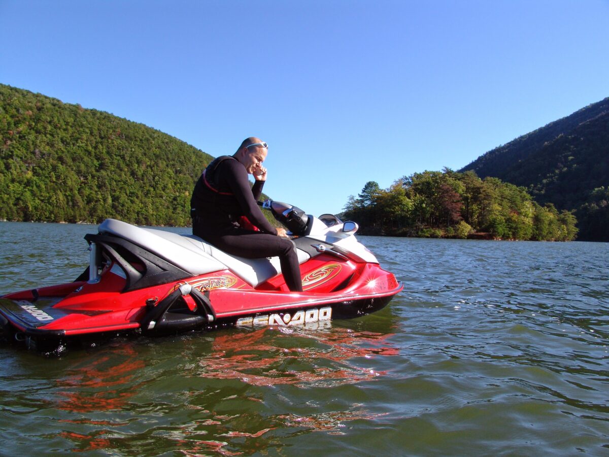 Micah on jetski