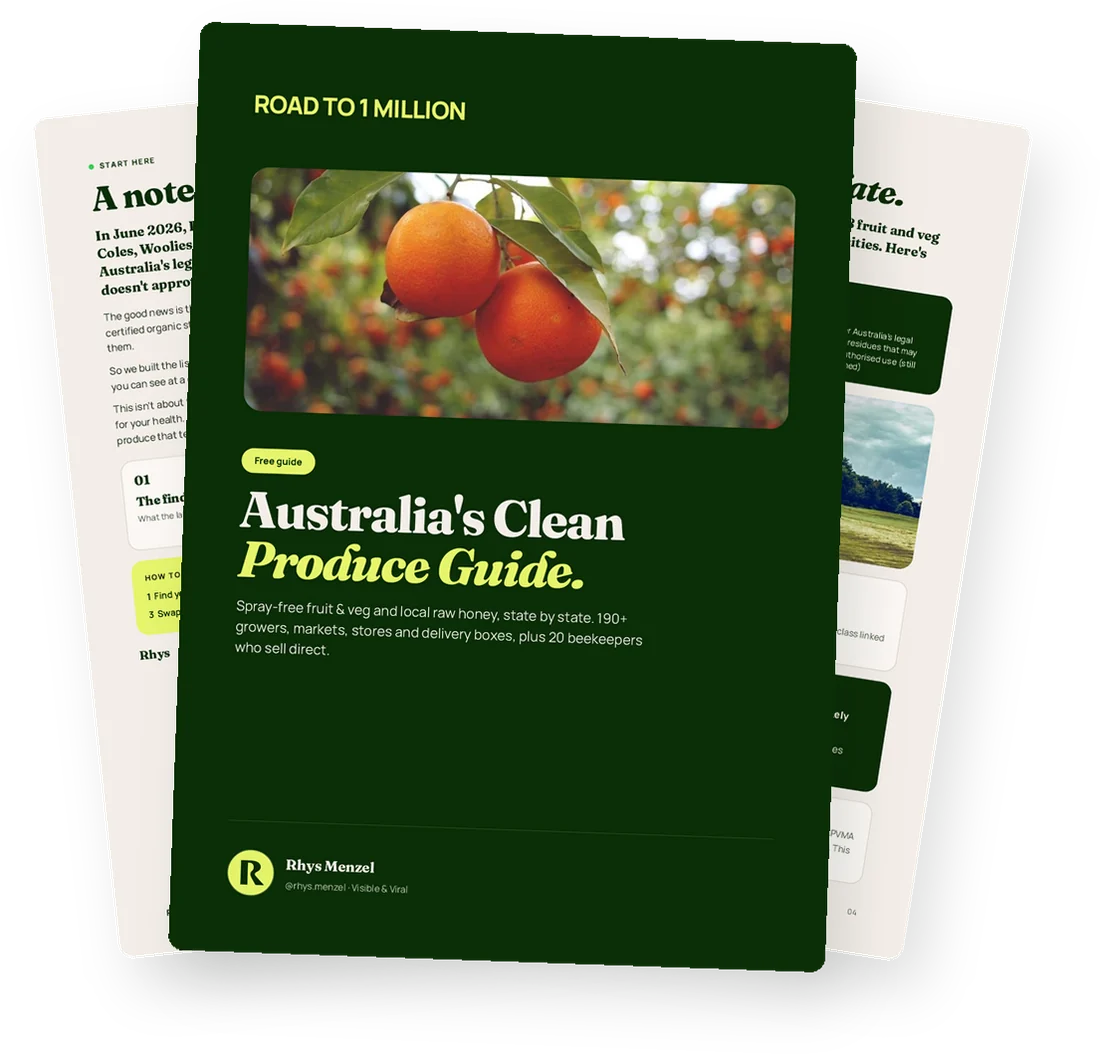 Australia's Clean Produce Guide by Rhys Menzel