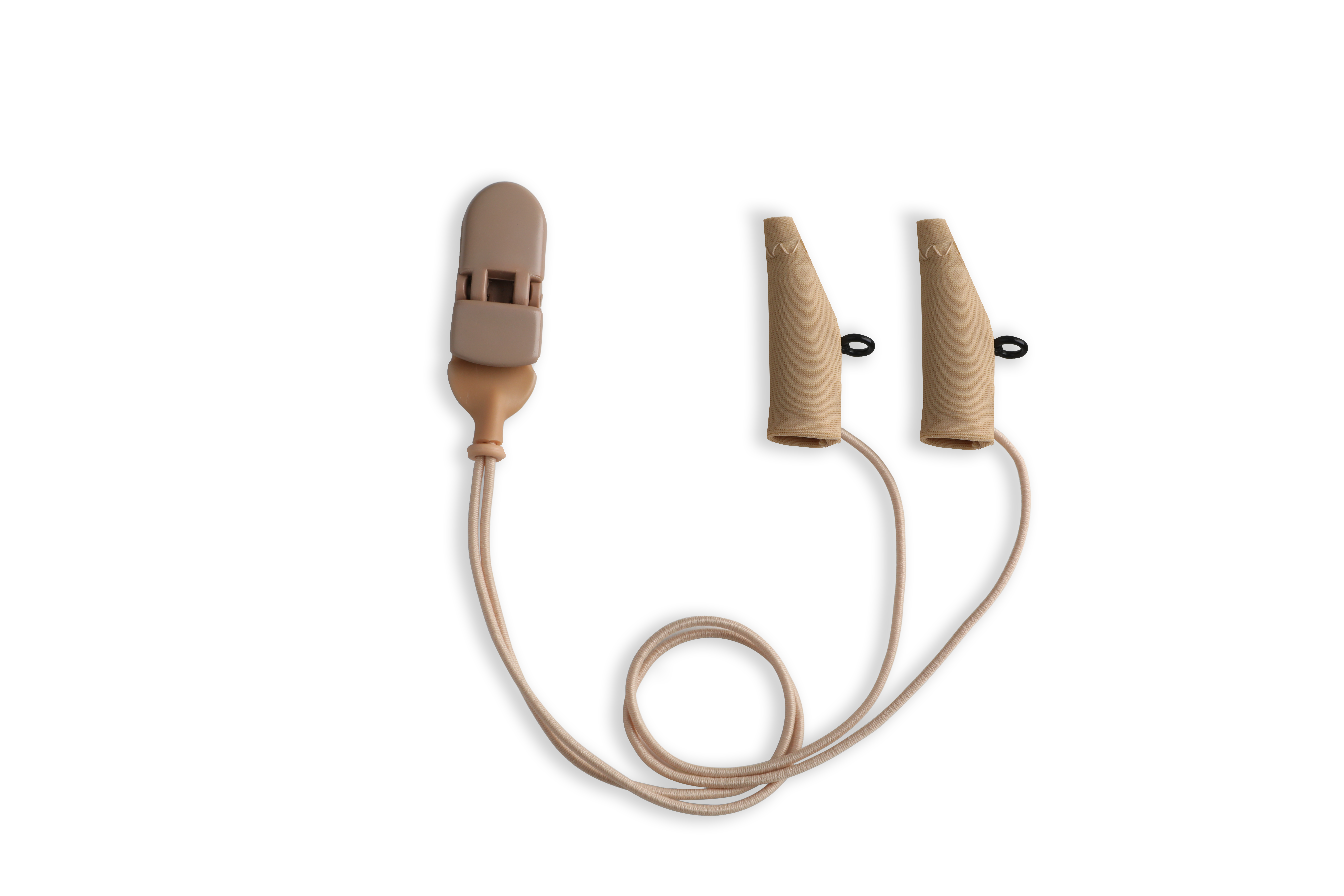 Beige Ear Gear Mini Eyeglass Corded