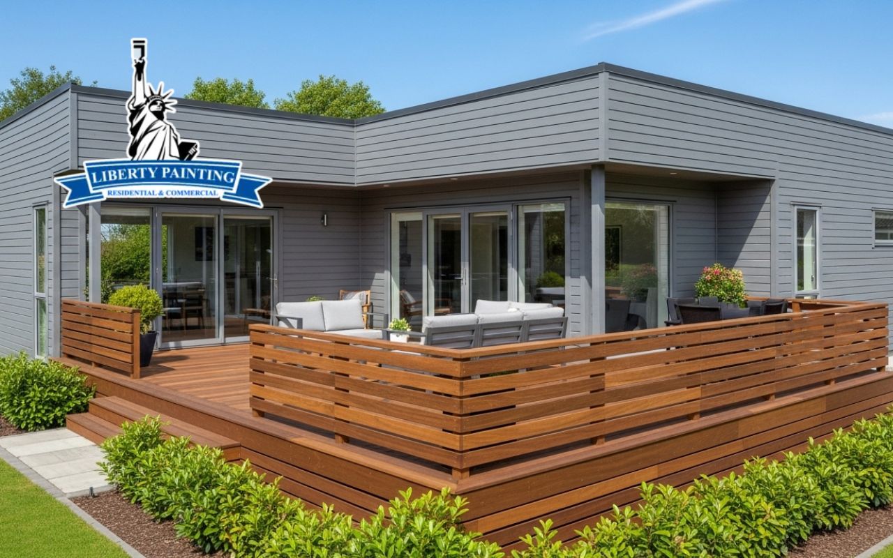 How do house and deck color combinations work?