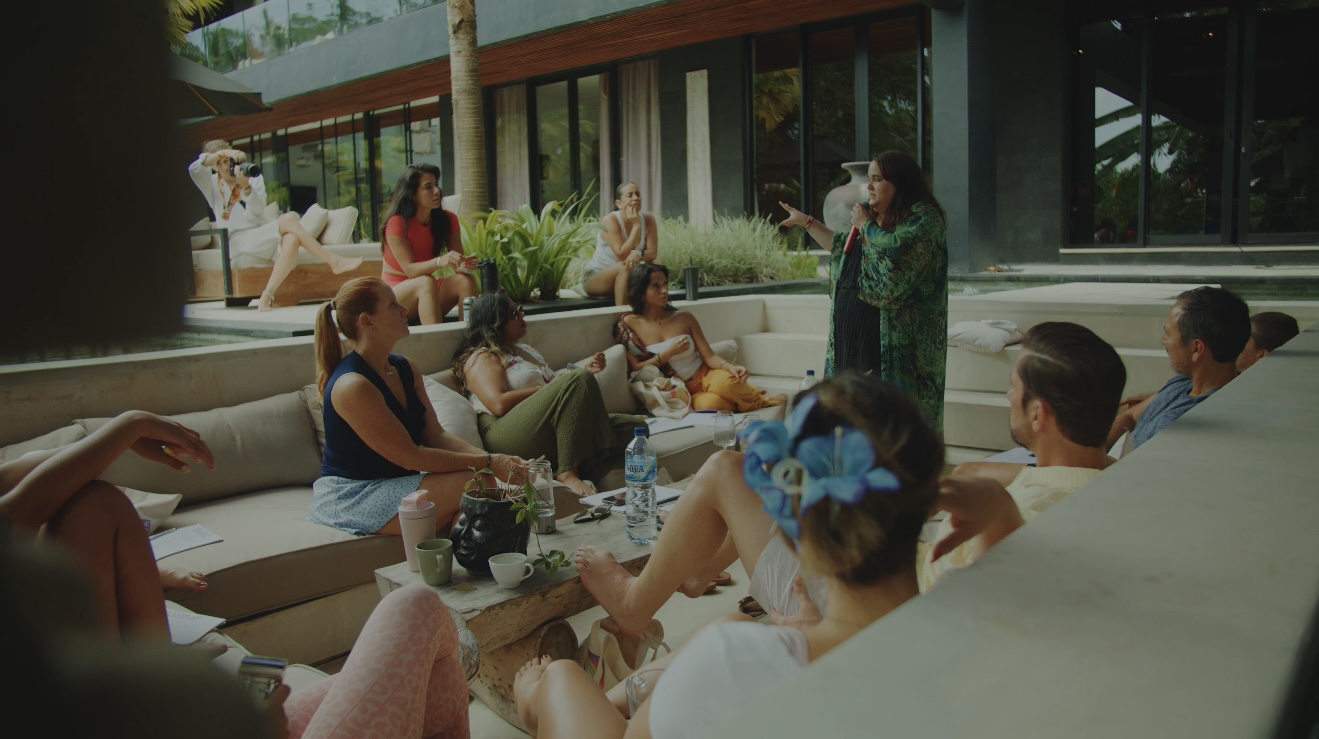 House of Vibration retreat gathering in Bali