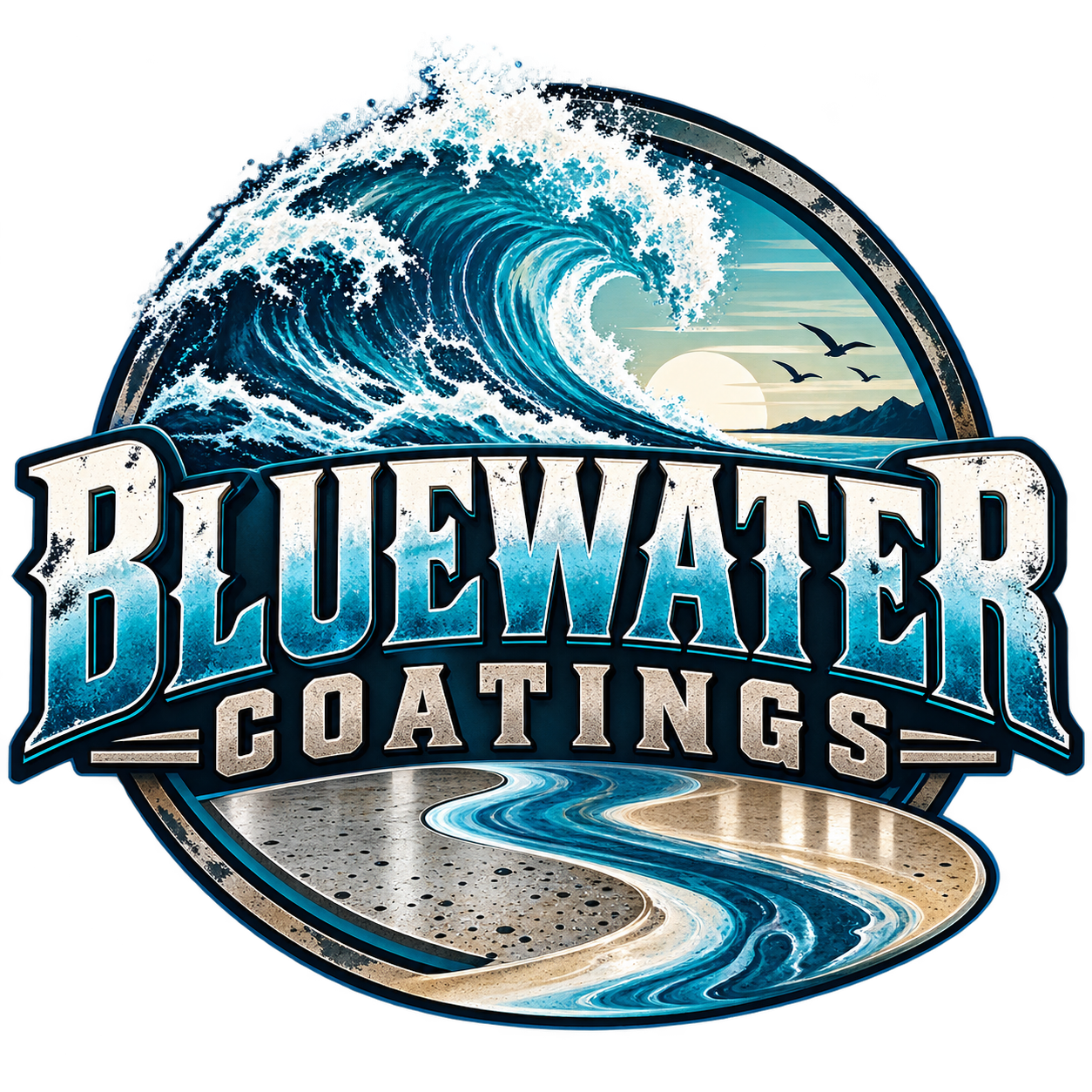 BlueWater Coatings logo