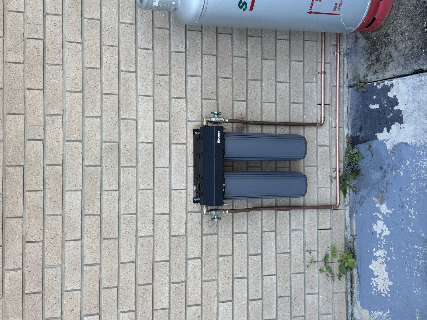 Whole-home water filtration system installed by Graywater Plumbing
