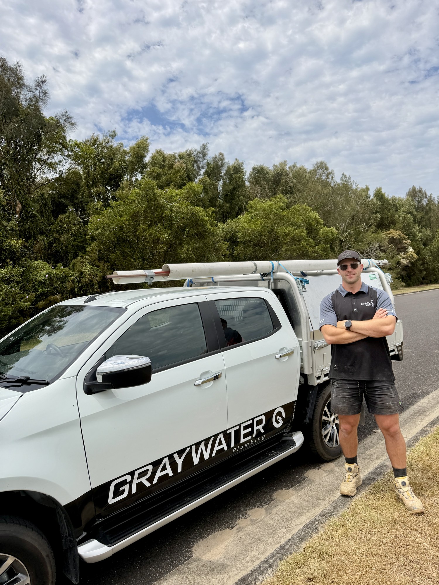Graywater Plumbing local team and vehicle