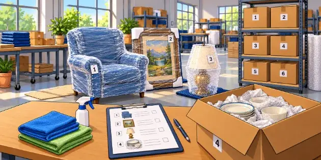 Contents pack-out photo