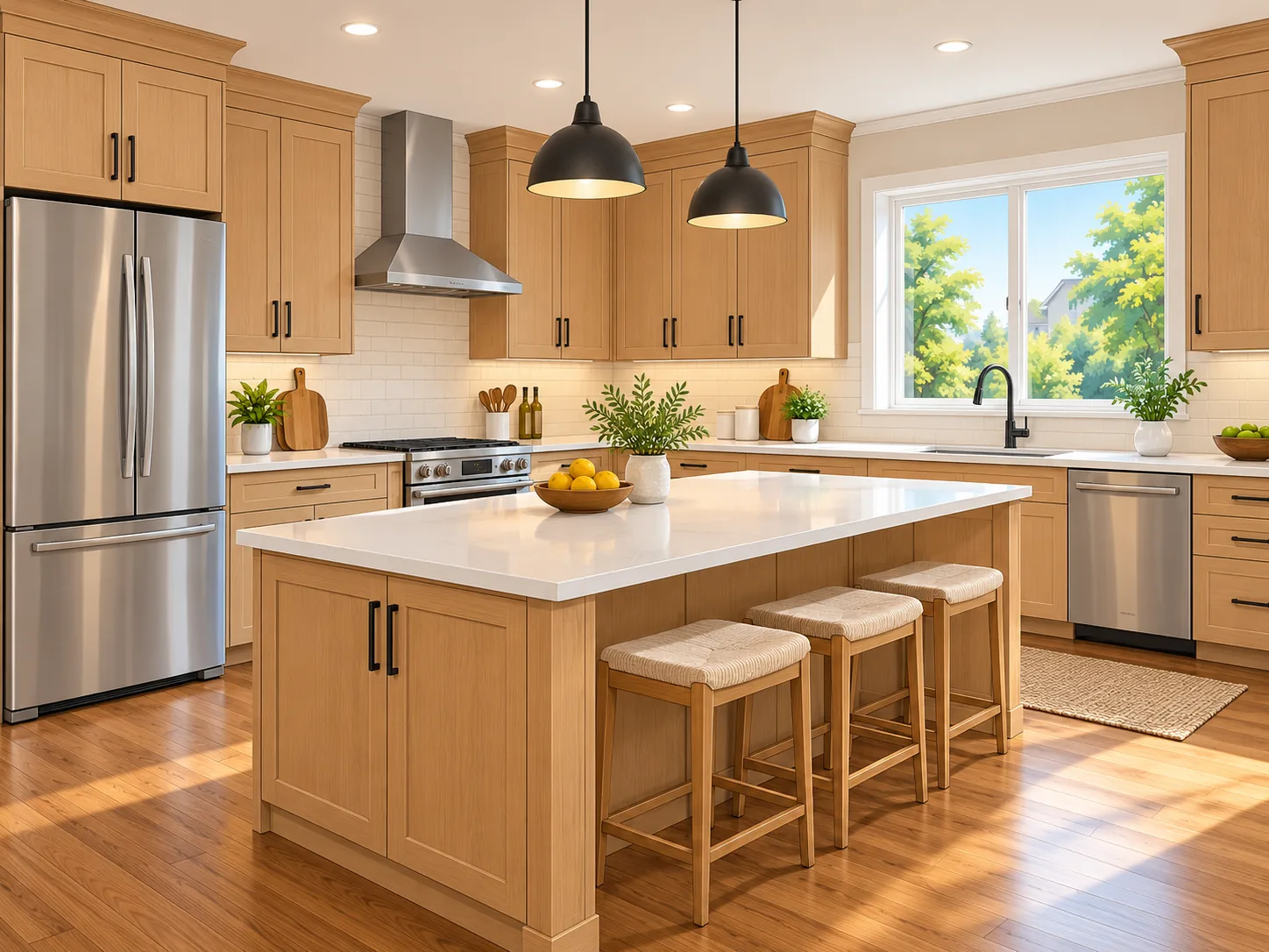 Finished kitchen after rebuild