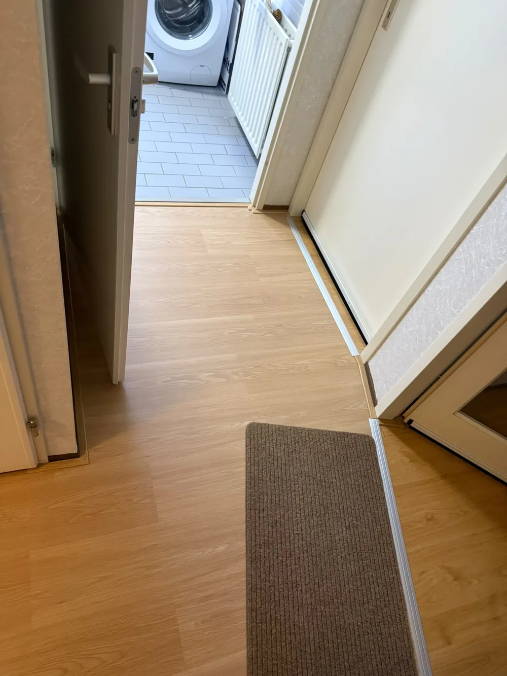 Pvc vloer in houtlook gelegd in De Meern