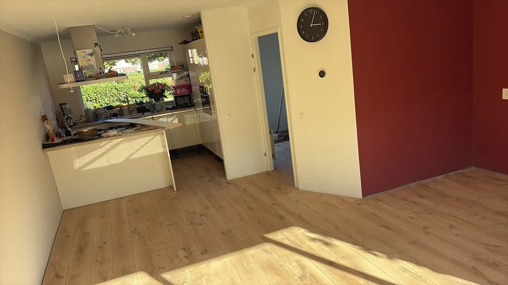 Eiken vloer schuren en oliën in Soest, foto 1