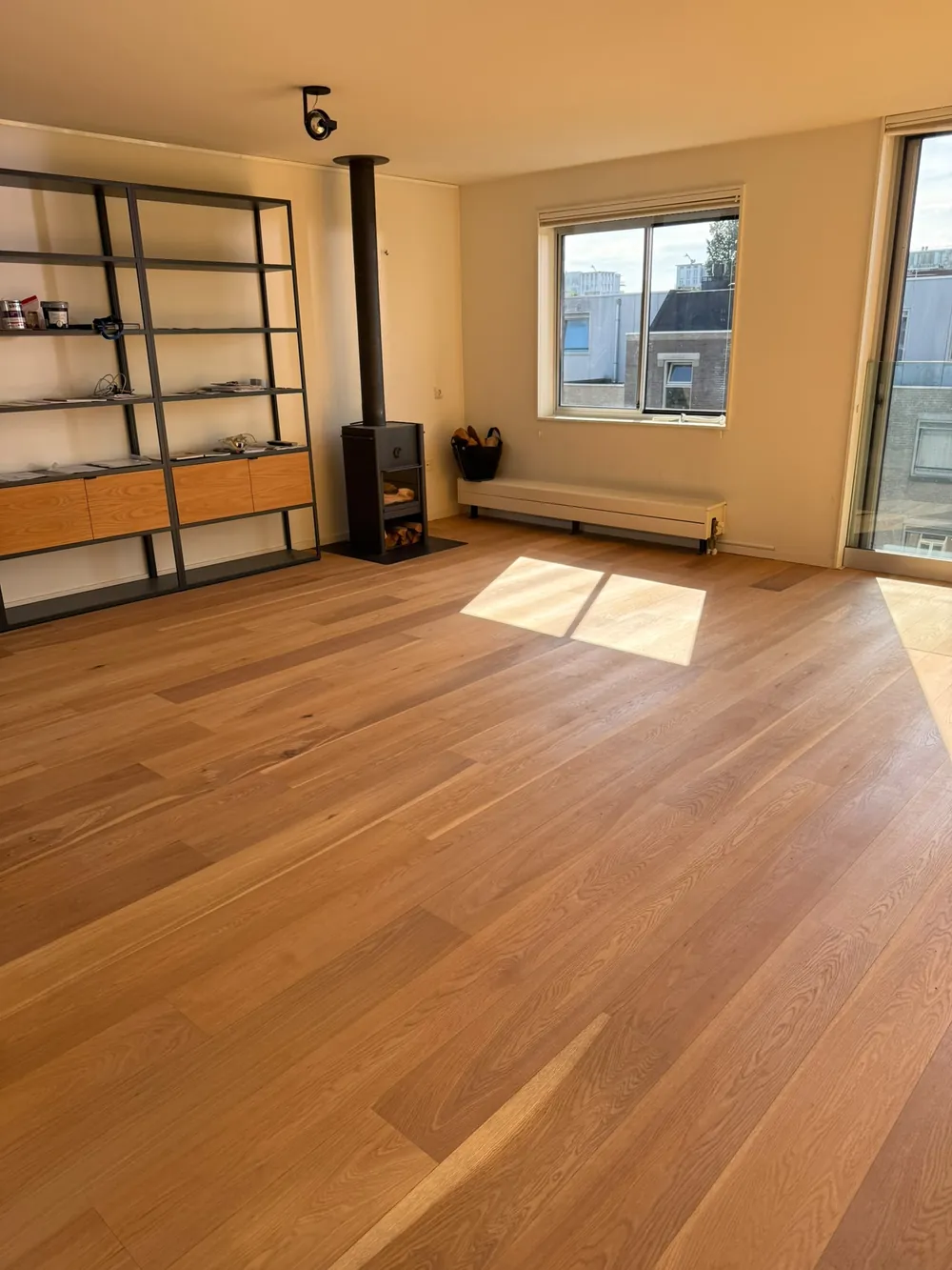 Eiken multiplank leggen in Bosch en Duin, foto 1