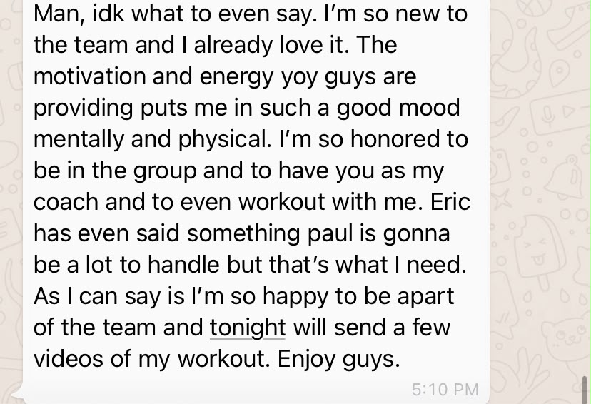 Client text testimonial 25