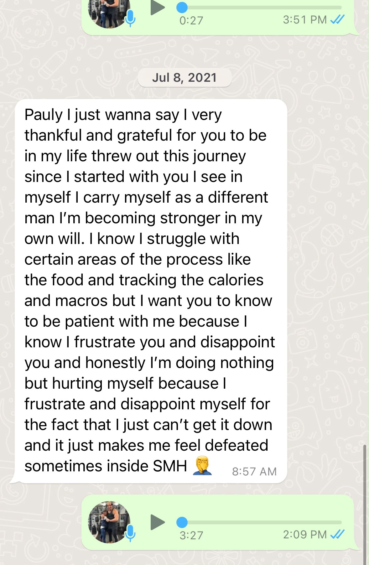 Client text testimonial 24