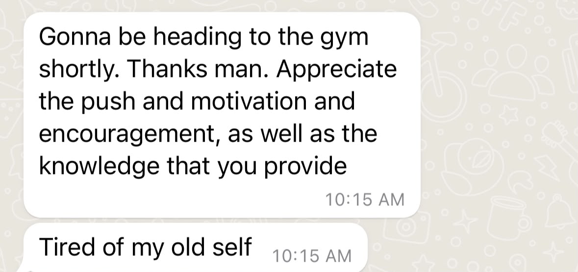 Client text testimonial 23