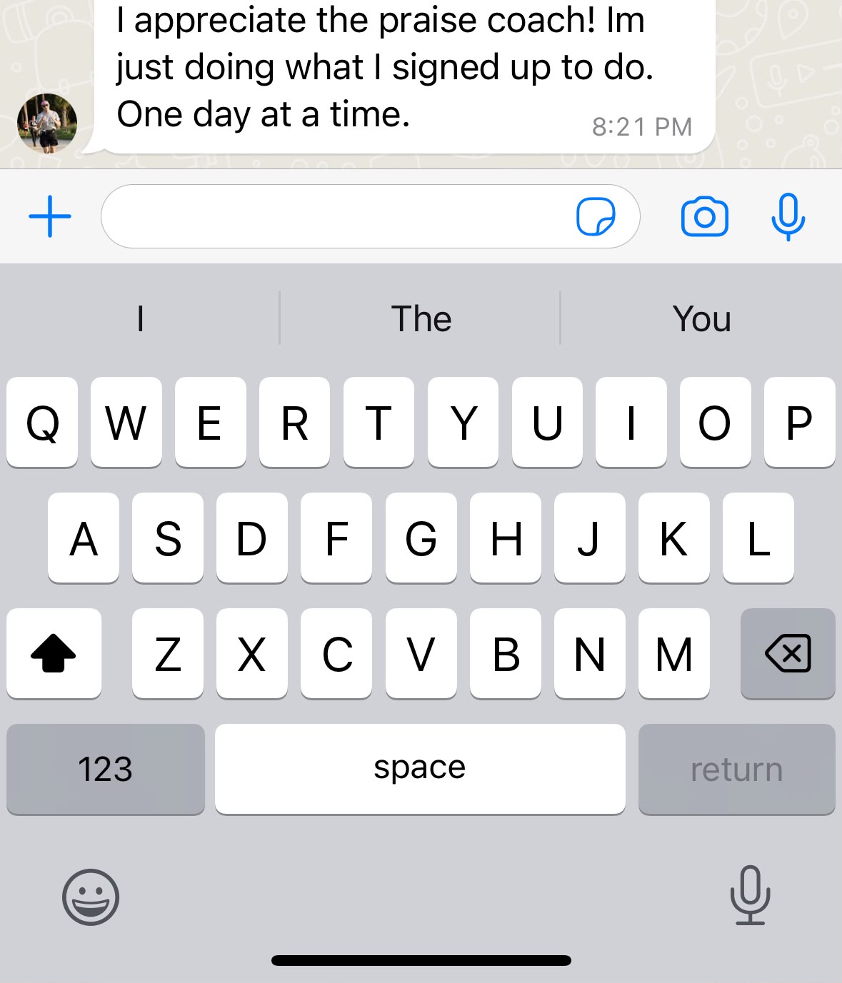 Client text testimonial 19