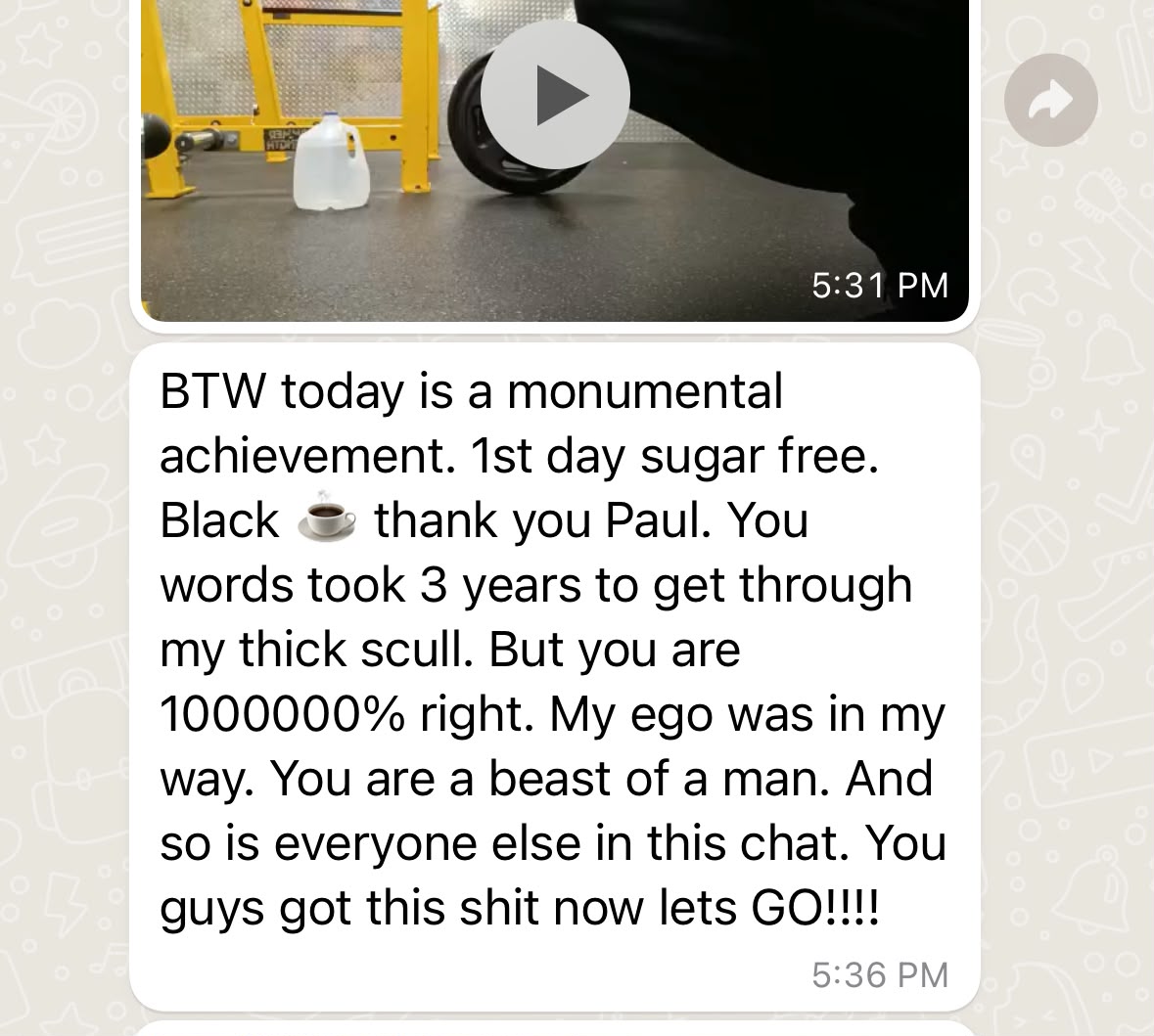 Client text testimonial 16
