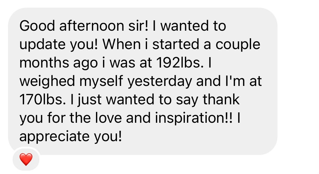 Client text testimonial 14