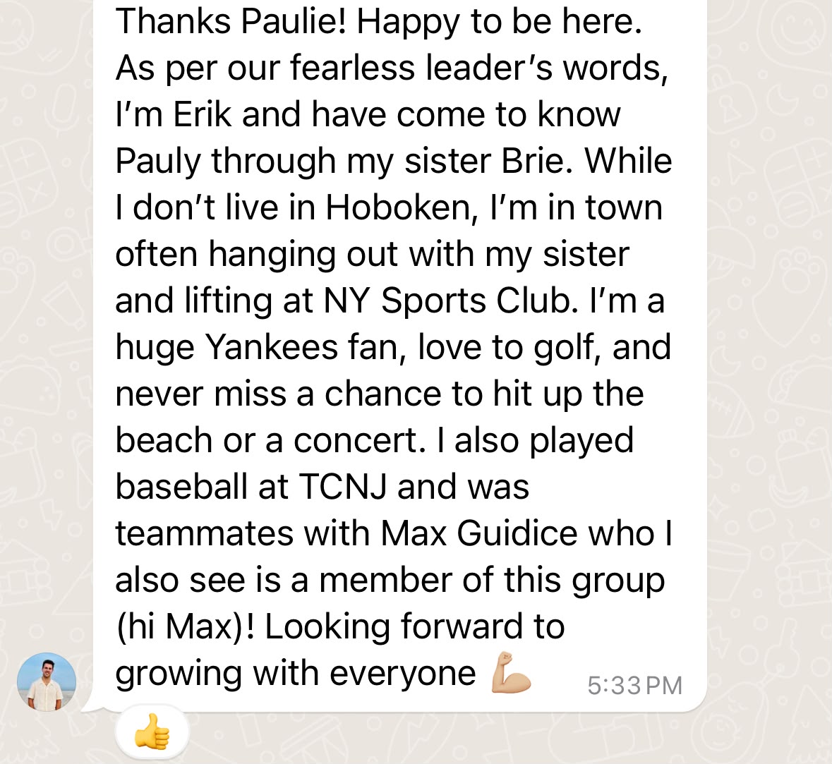 Client text testimonial 7