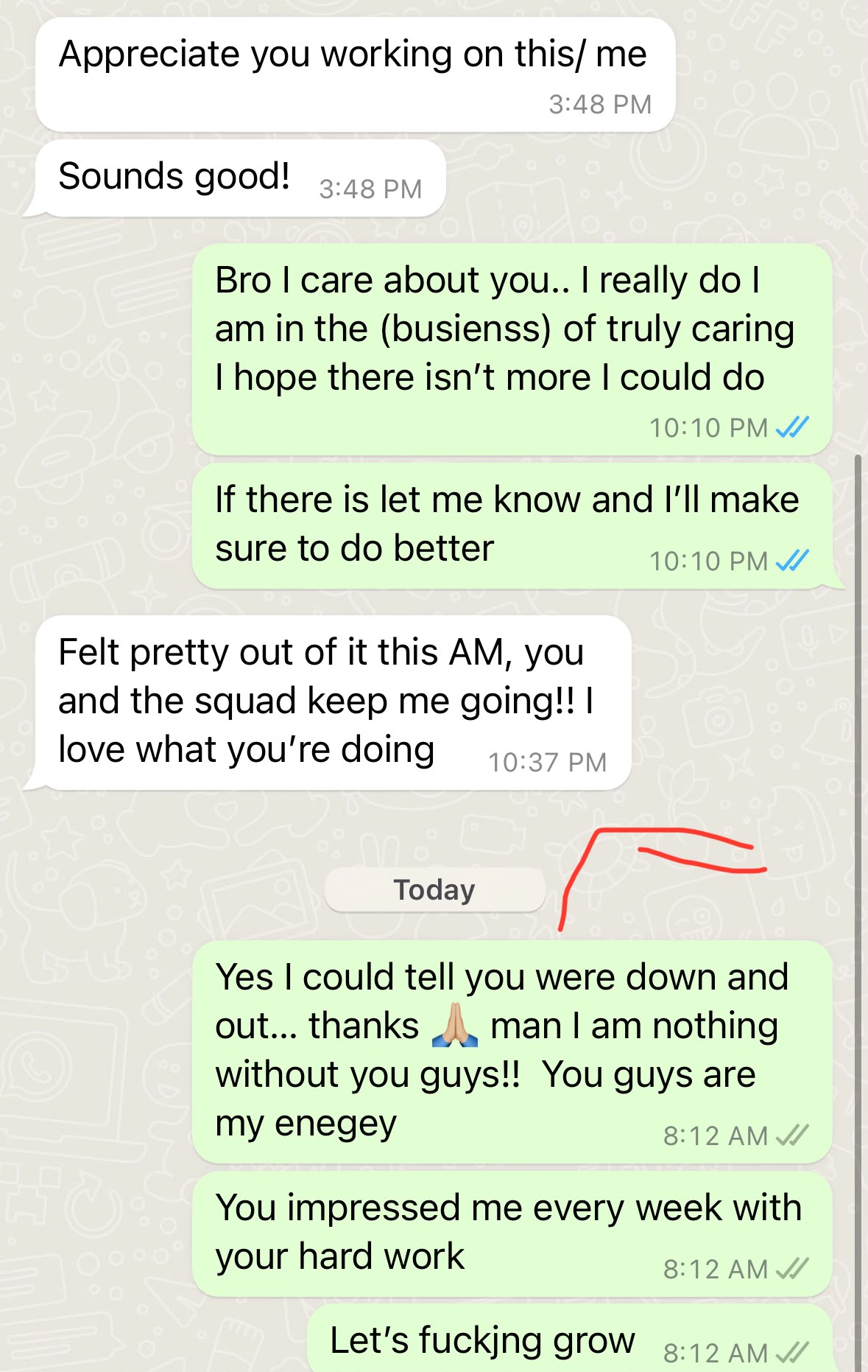 Client text testimonial 4