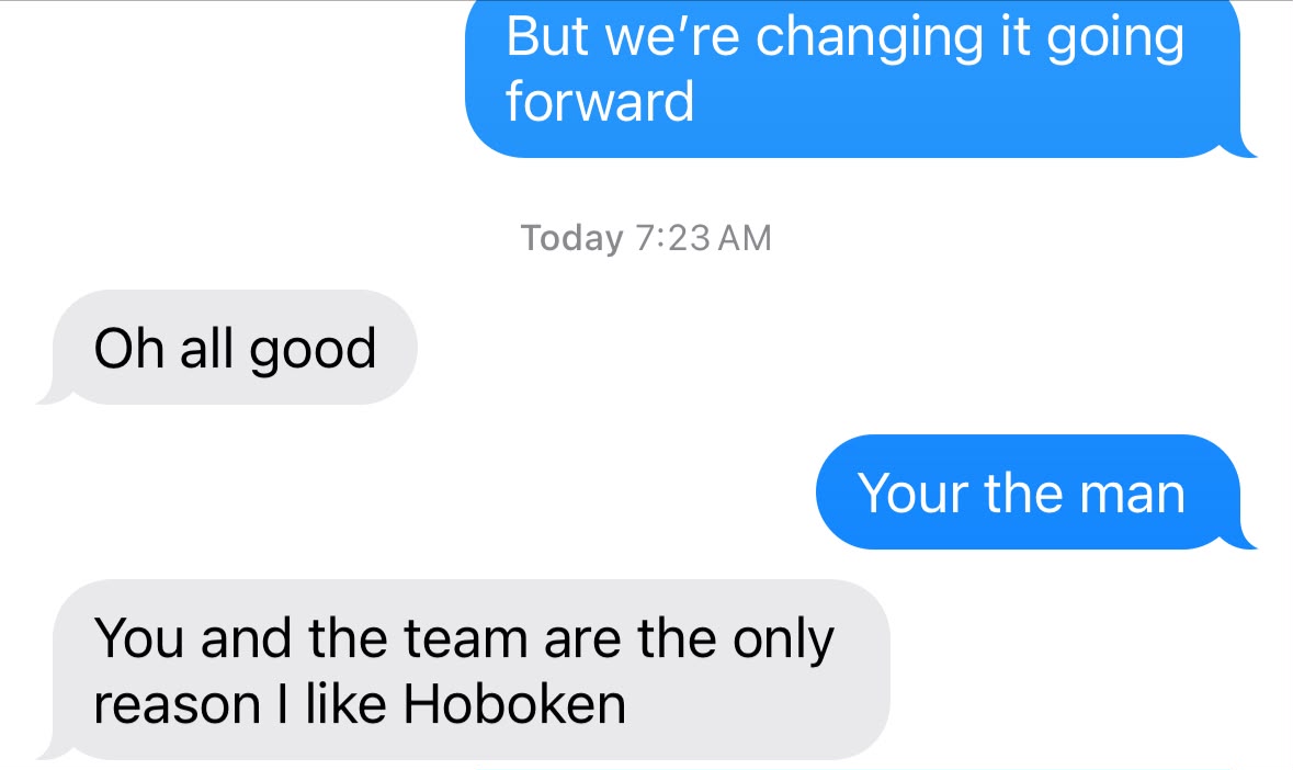 Client text testimonial 3