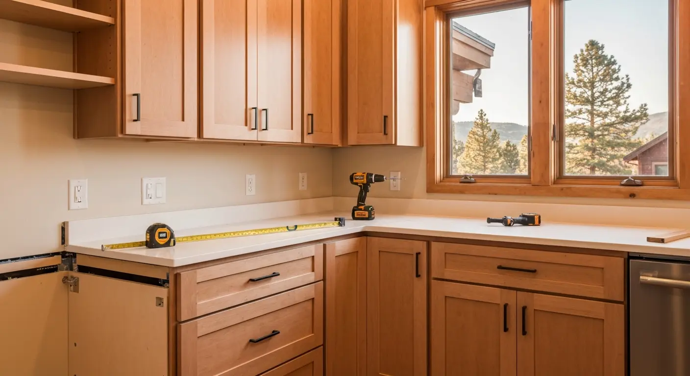 Custom kitchen cabinetry