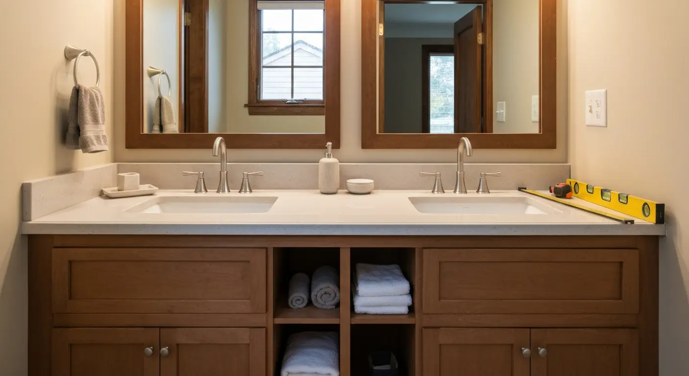 Bathroom vanity project