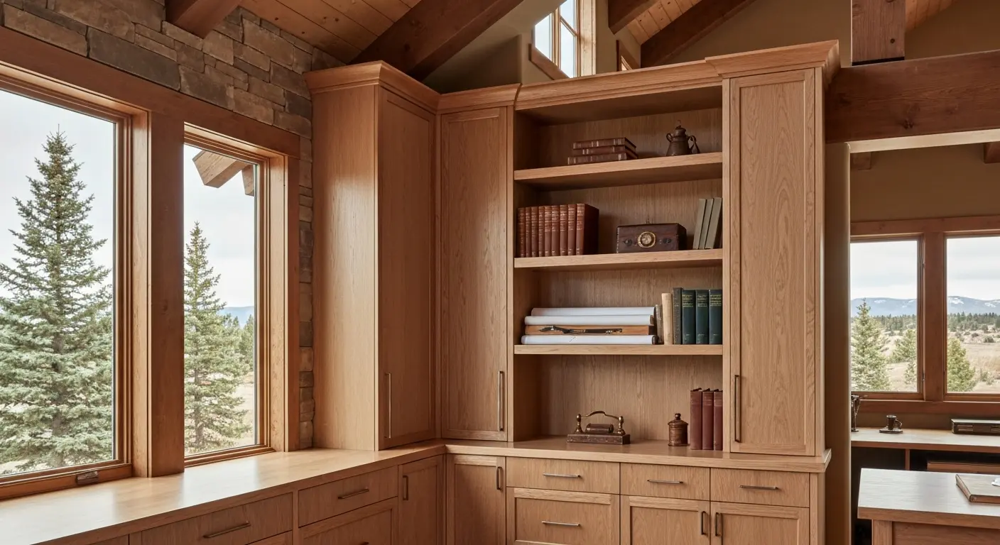 Custom office cabinetry