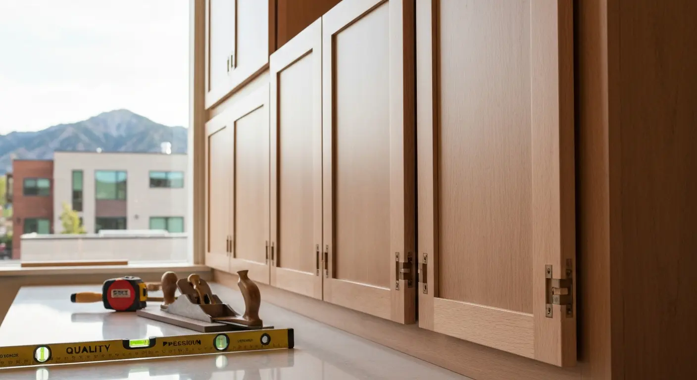 Custom kitchen cabinets installation
